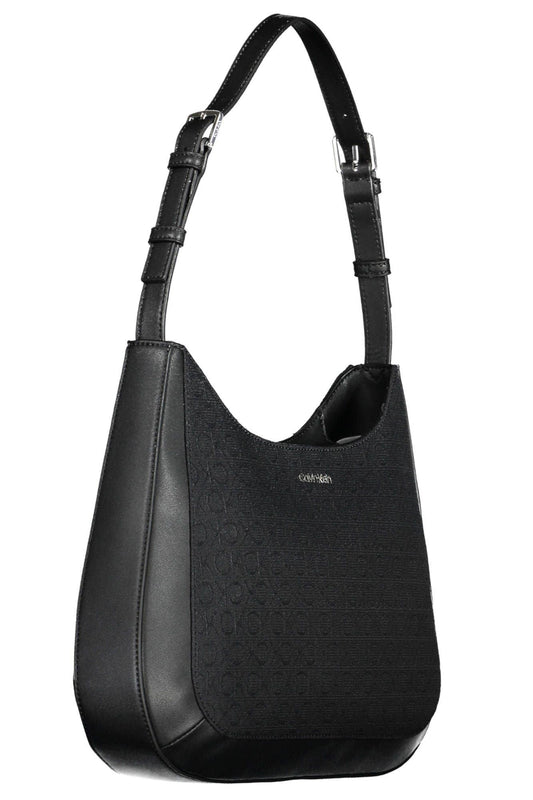 Calvin Klein Black Recycled Polyester Women's Handbag - Arichezz.store