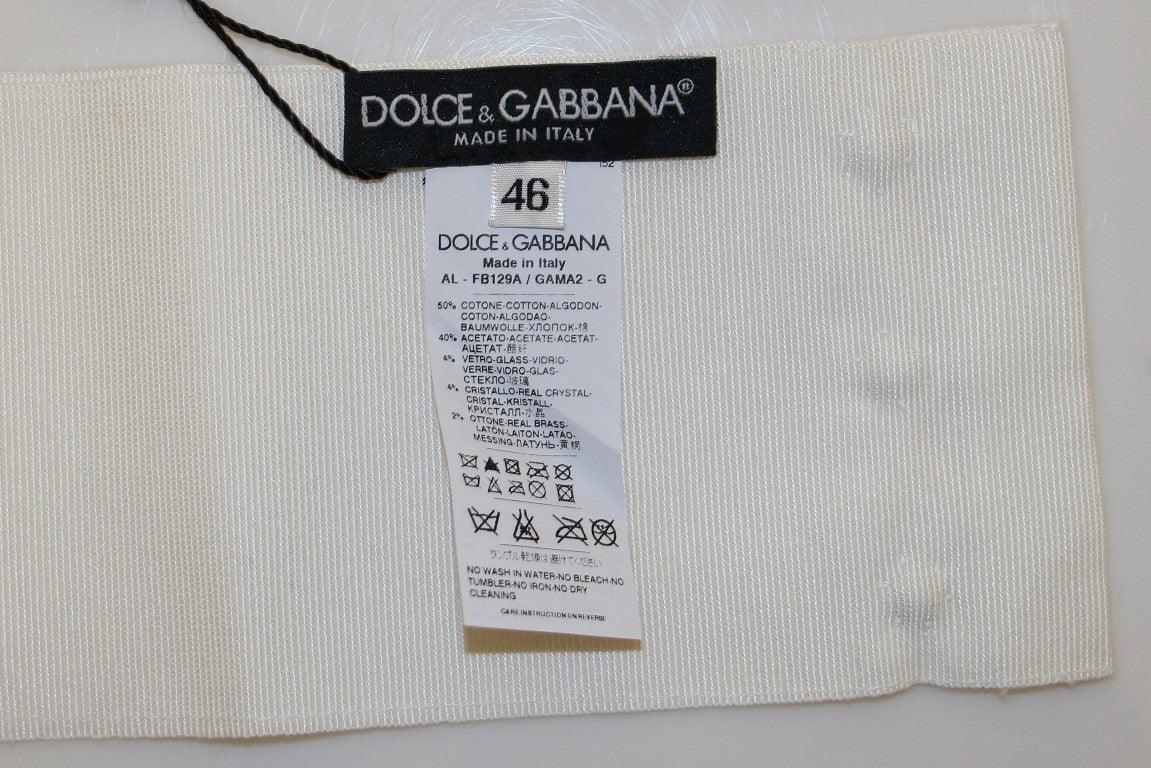 Dolce & Gabbana Embellished Snap Button Waist Belt - Arichezz.store