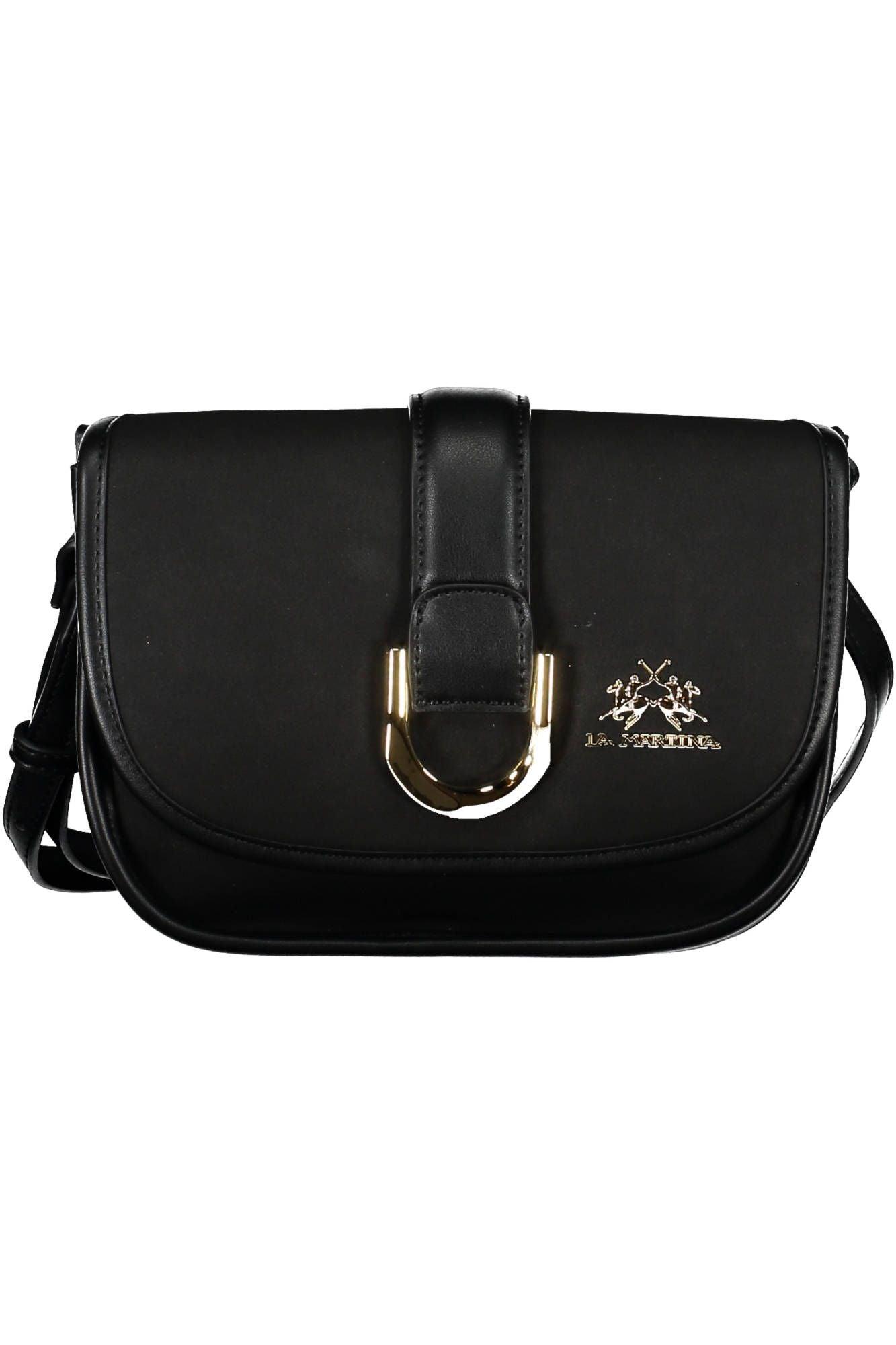 La Martina Black Polyethylene Women's Handbag - Arichezz.store