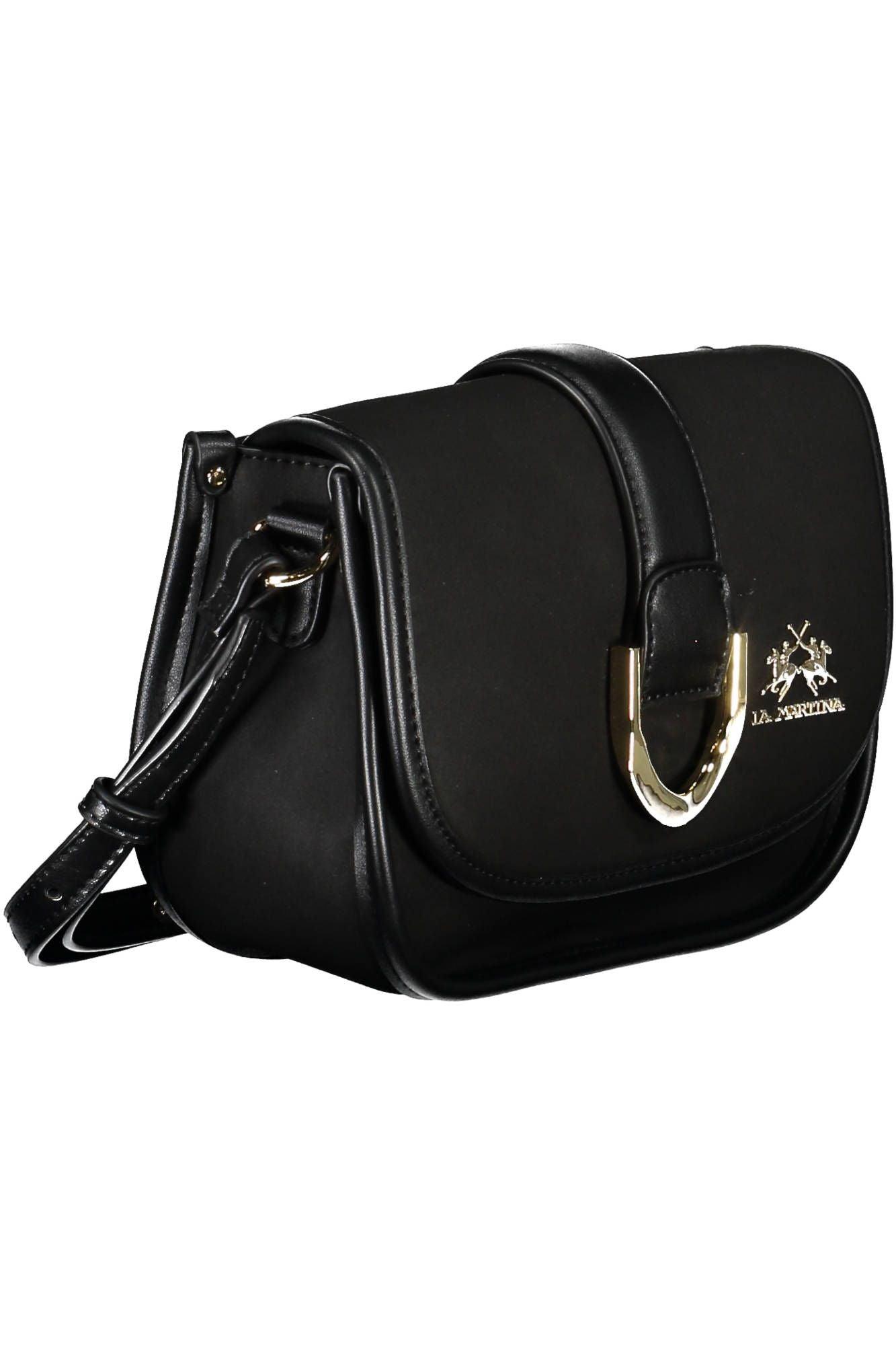 La Martina Black Polyethylene Women's Handbag - Arichezz.store