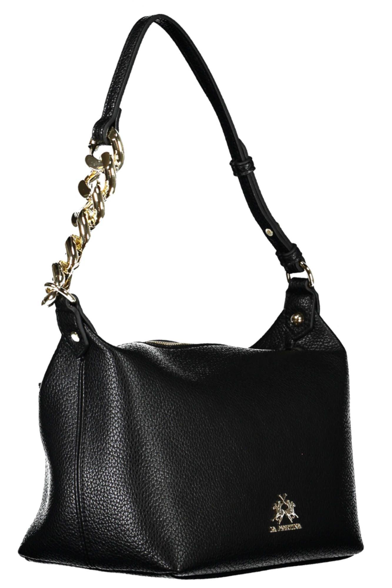 La Martina Black Polyethylene Women's Handbag - Arichezz.store