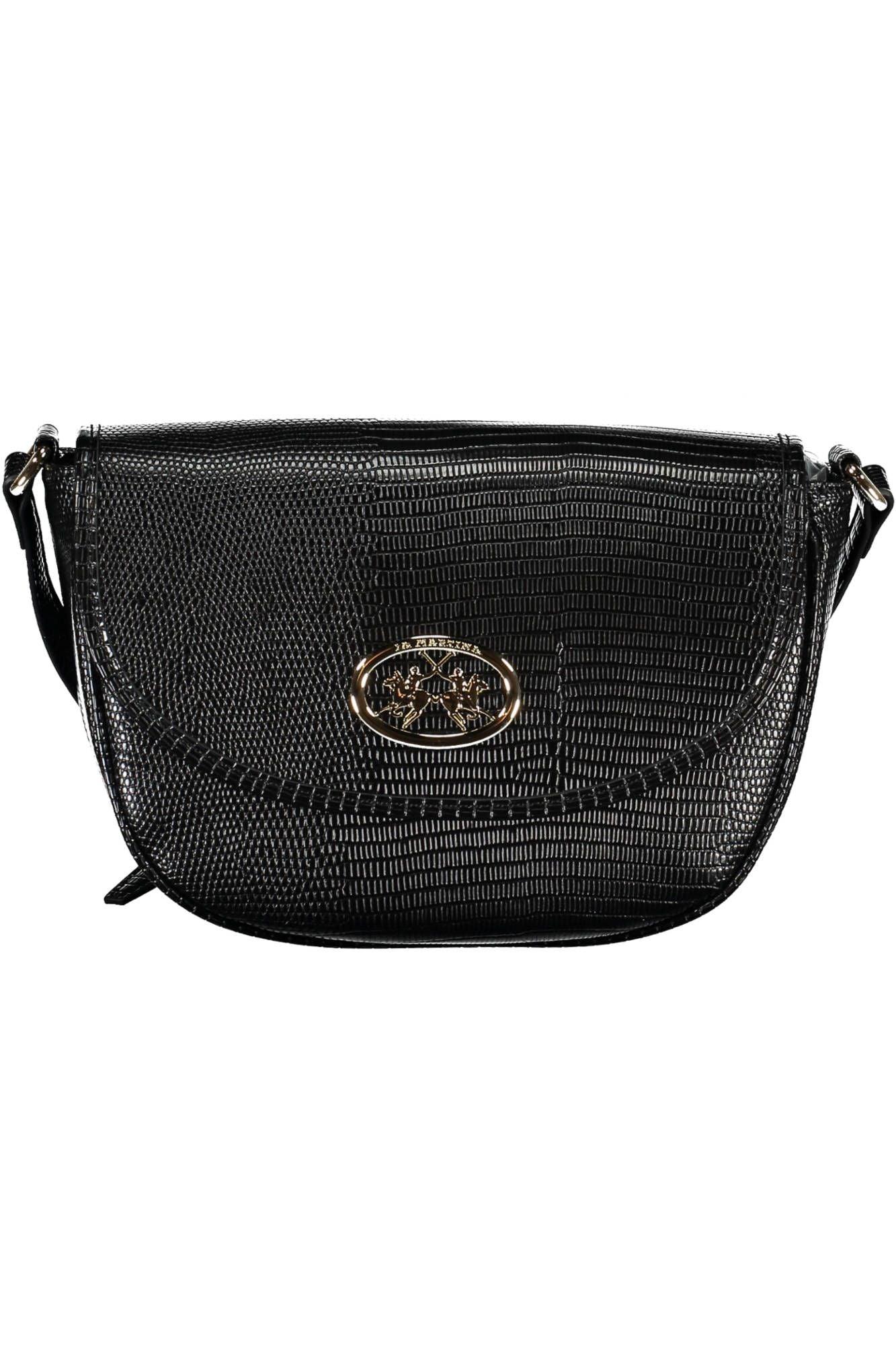 La Martina Black Polyethylene Women's Handbag - Arichezz.store