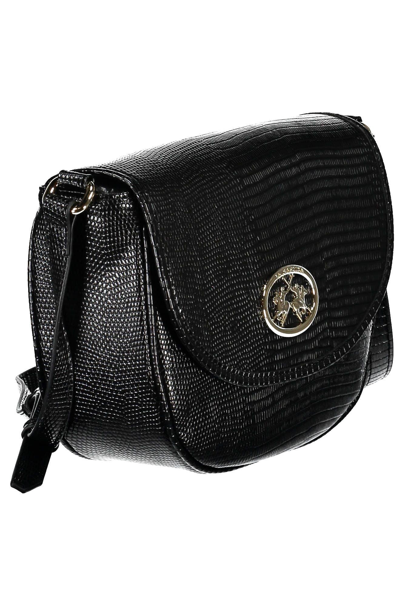 La Martina Black Polyethylene Women's Handbag - Arichezz.store