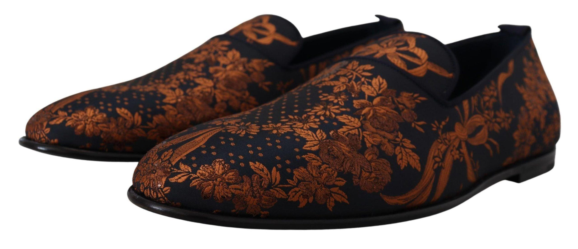 Dolce & Gabbana Elegant Floral Slip-On Loafers - Arichezz.store