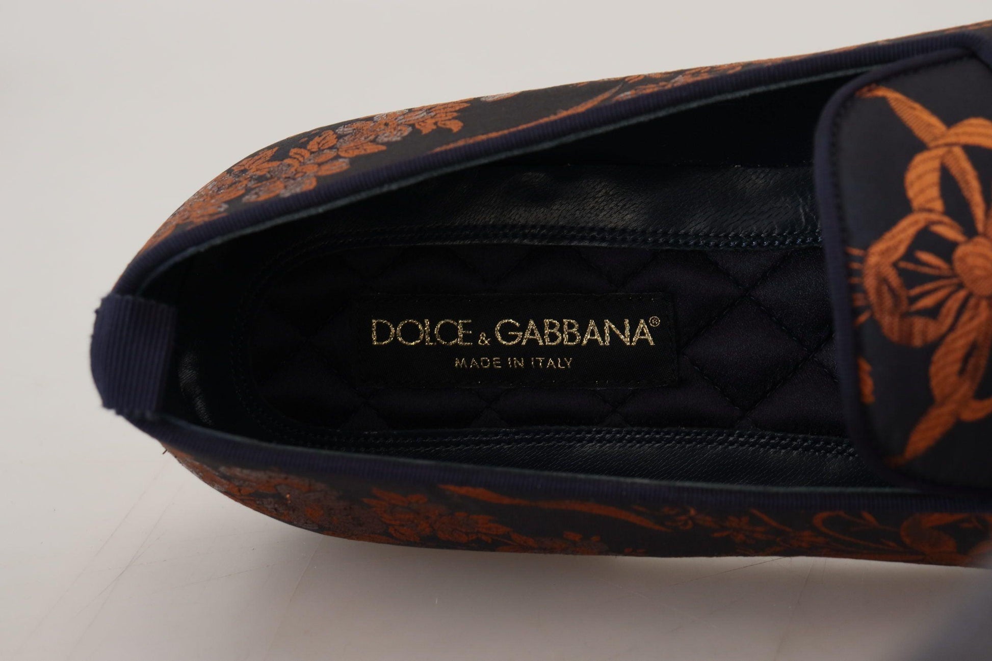 Dolce & Gabbana Elegant Floral Slip-On Loafers - Arichezz.store