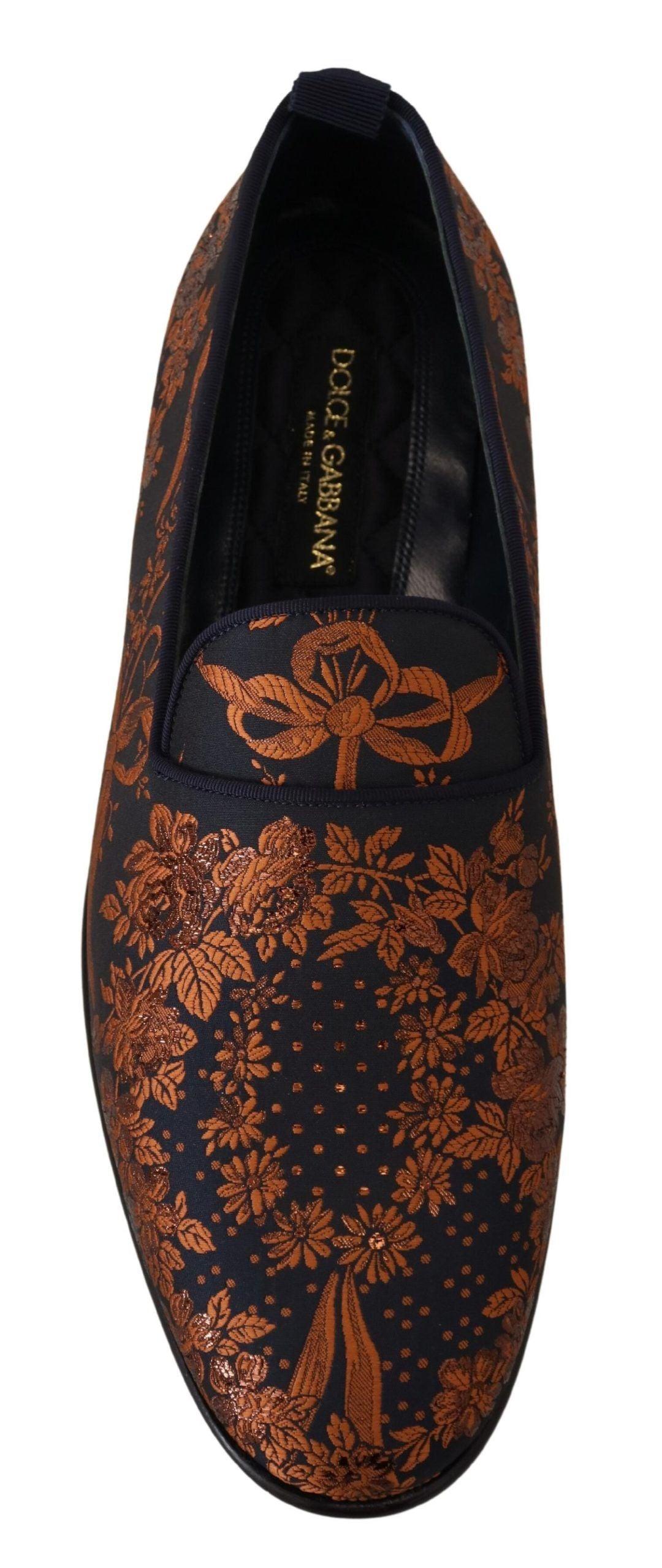 Dolce & Gabbana Elegant Floral Slip-On Loafers - Arichezz.store