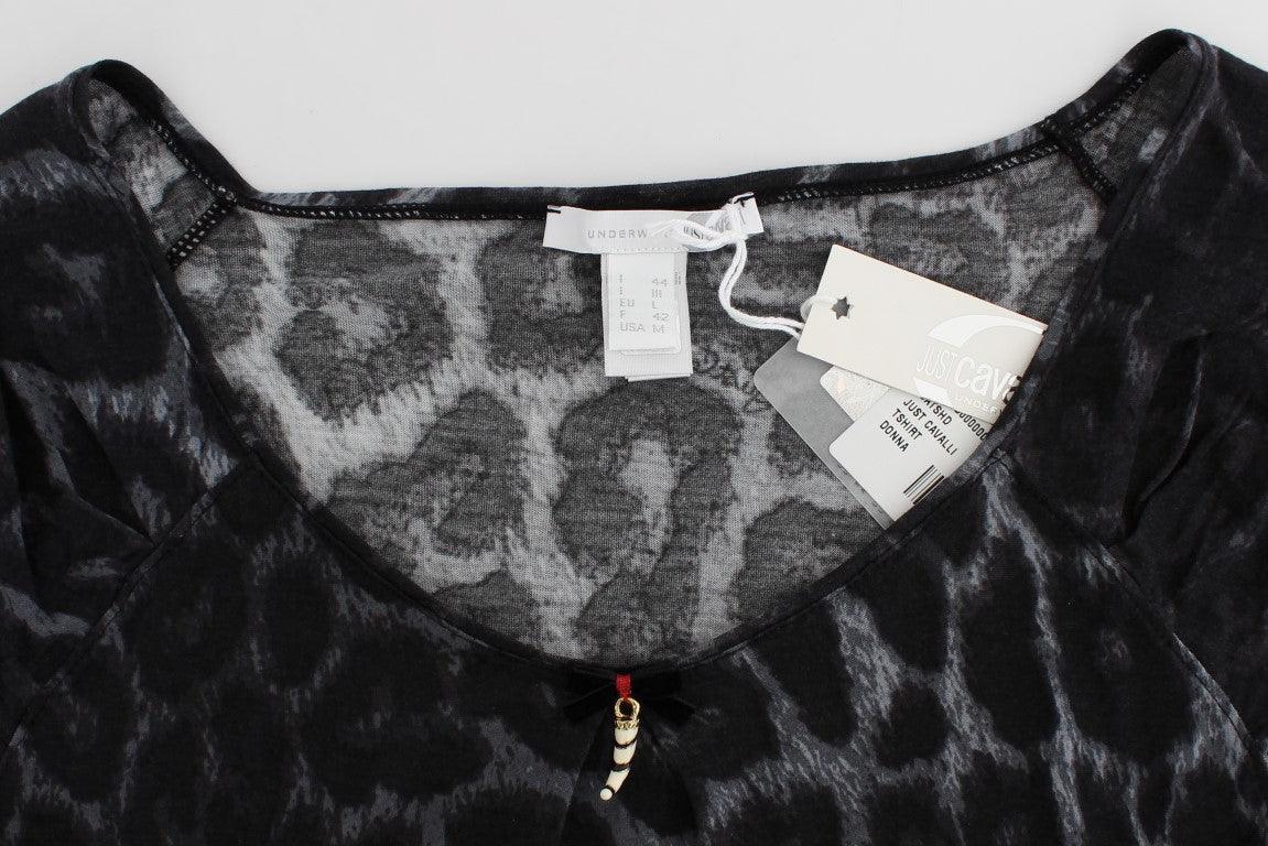 Chic Leopard Modal Top by Cavalli - Arichezz.store