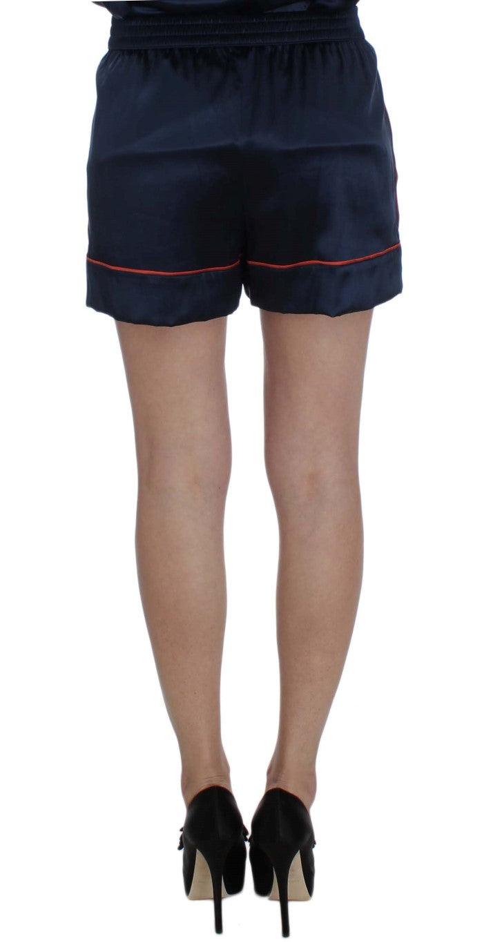 Dolce & Gabbana Elegant Silk Stretch Mini Shorts - Arichezz.store