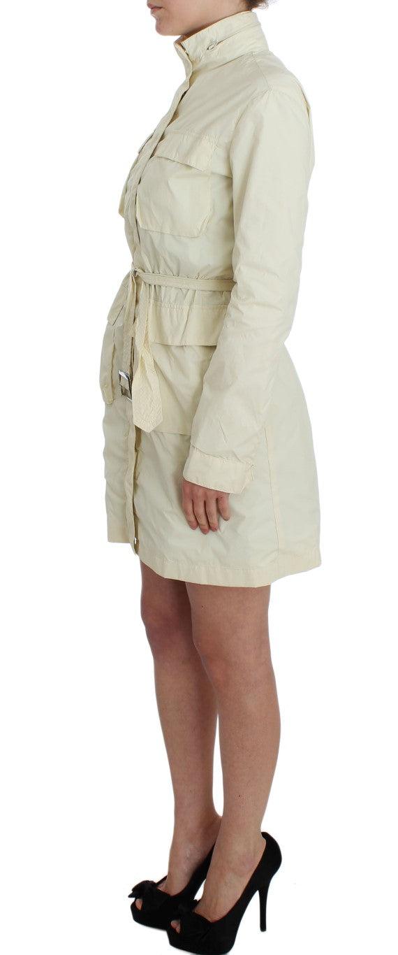 P.A.R.O.S.H. Chic Beige Trench Jacket Coat - Arichezz.store