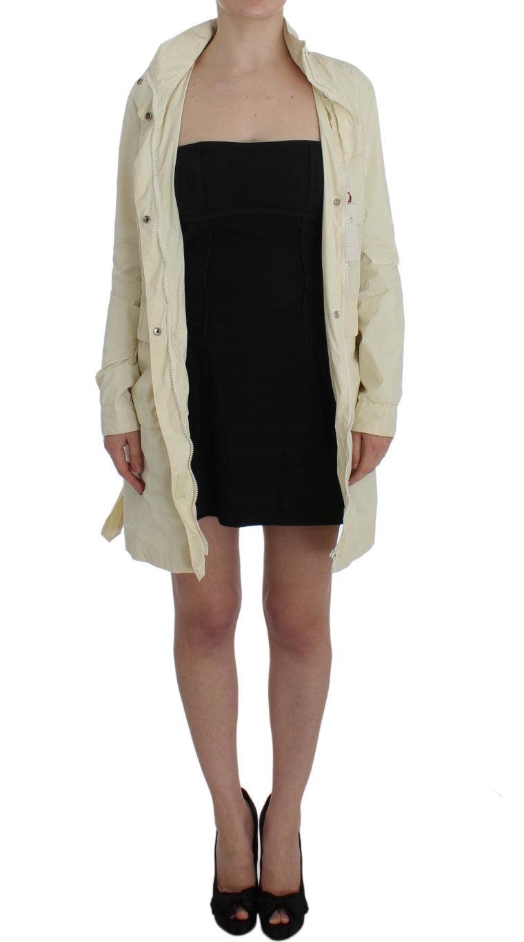 P.A.R.O.S.H. Chic Beige Trench Jacket Coat - Arichezz.store