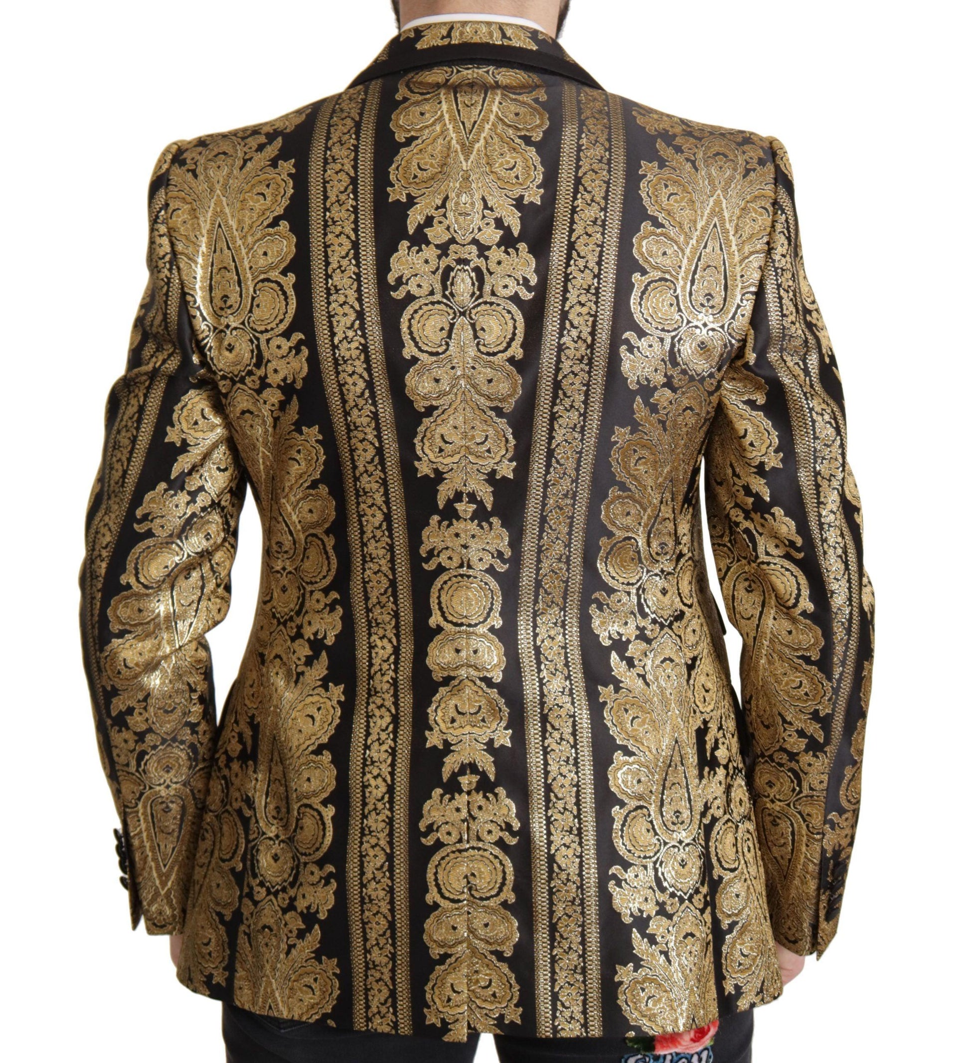 Dolce & Gabbana Elegant Single Breasted Jacquard Blazer - Arichezz.store