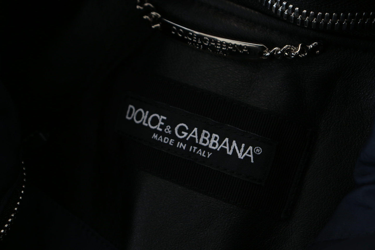 Dolce & Gabbana Elegant Black Bomber Blouson Jacket - Arichezz.store