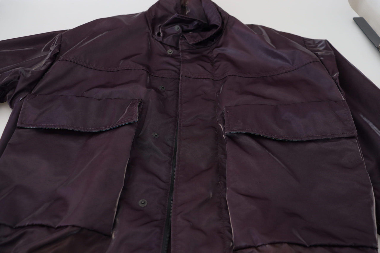 Dolce & Gabbana Elegant Purple Biker Jacket - Arichezz.store