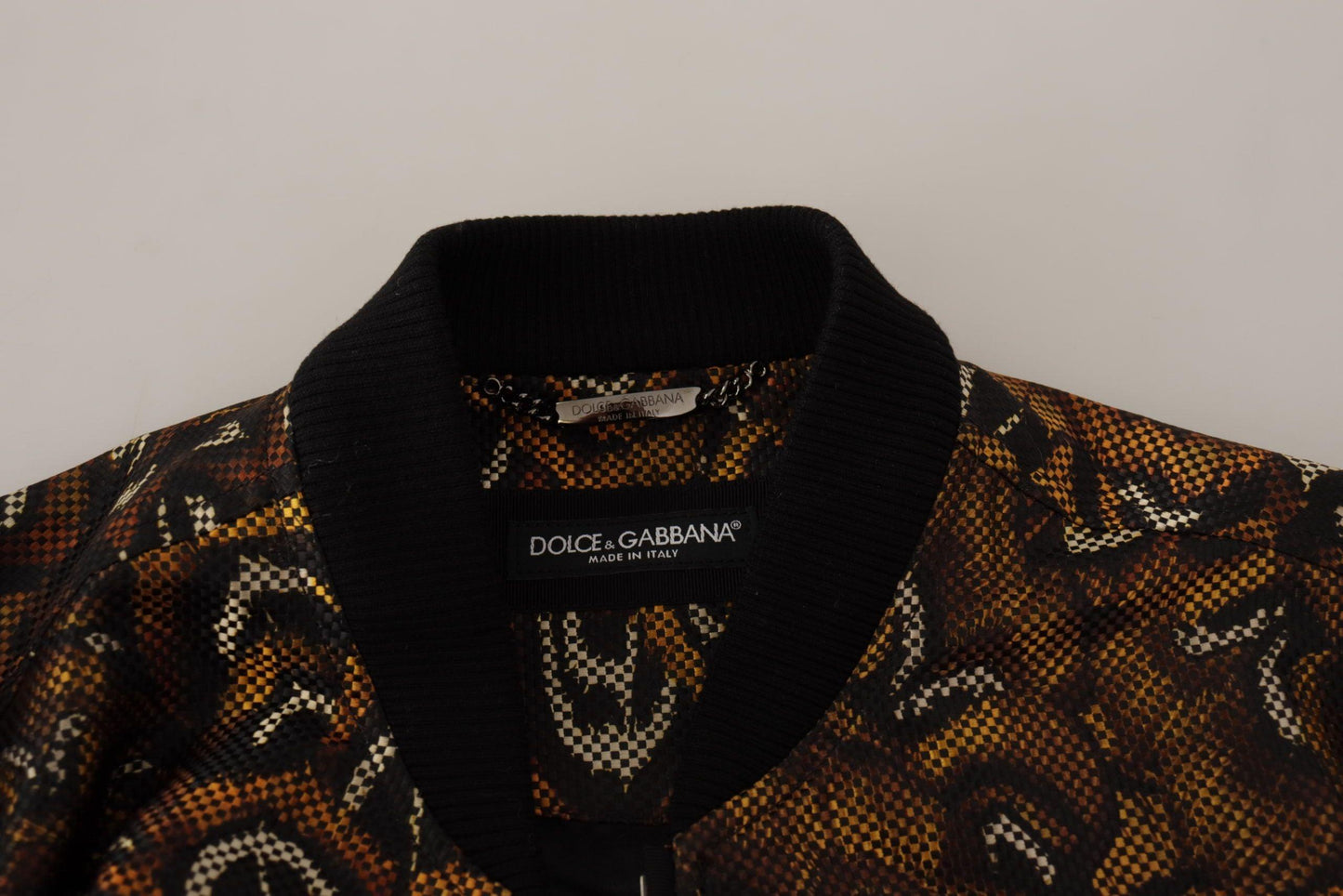 Dolce & Gabbana Elegant Brown Blouson Jacket - Arichezz.store