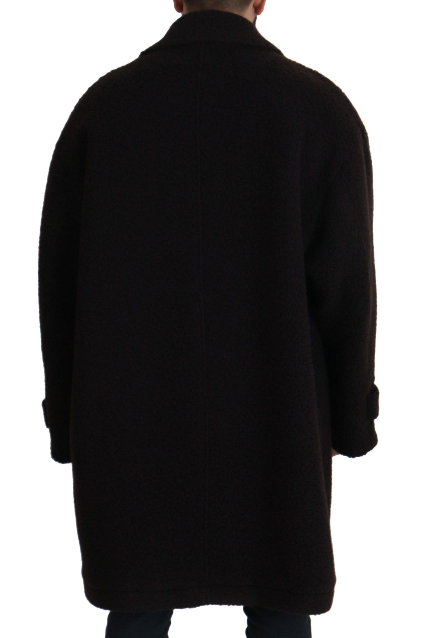 Dolce & Gabbana Elegant Black Alpaca Wool Blend Jacket - Arichezz.store