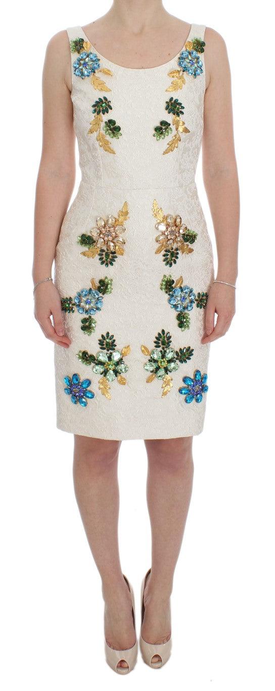 Dolce & Gabbana Elegant Floral Brocade Sheath Dress - Arichezz.store