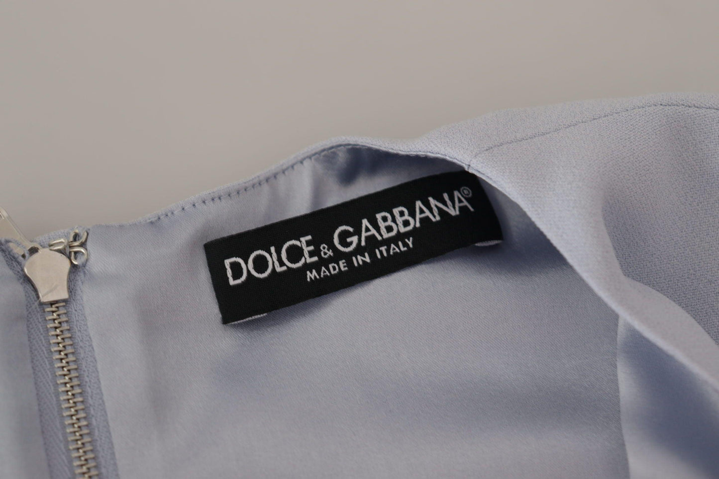 Dolce & Gabbana Elegant Light Blue A-line Dress - Arichezz.store