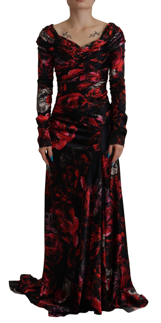 Dolce & Gabbana Elegant Floral A-Line Sheath Dress - Arichezz.store