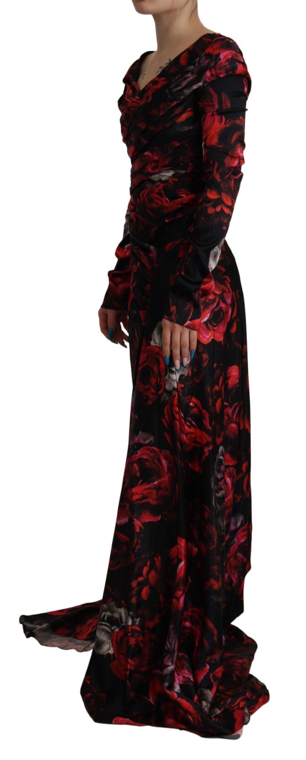 Dolce & Gabbana Elegant Floral A-Line Sheath Dress - Arichezz.store