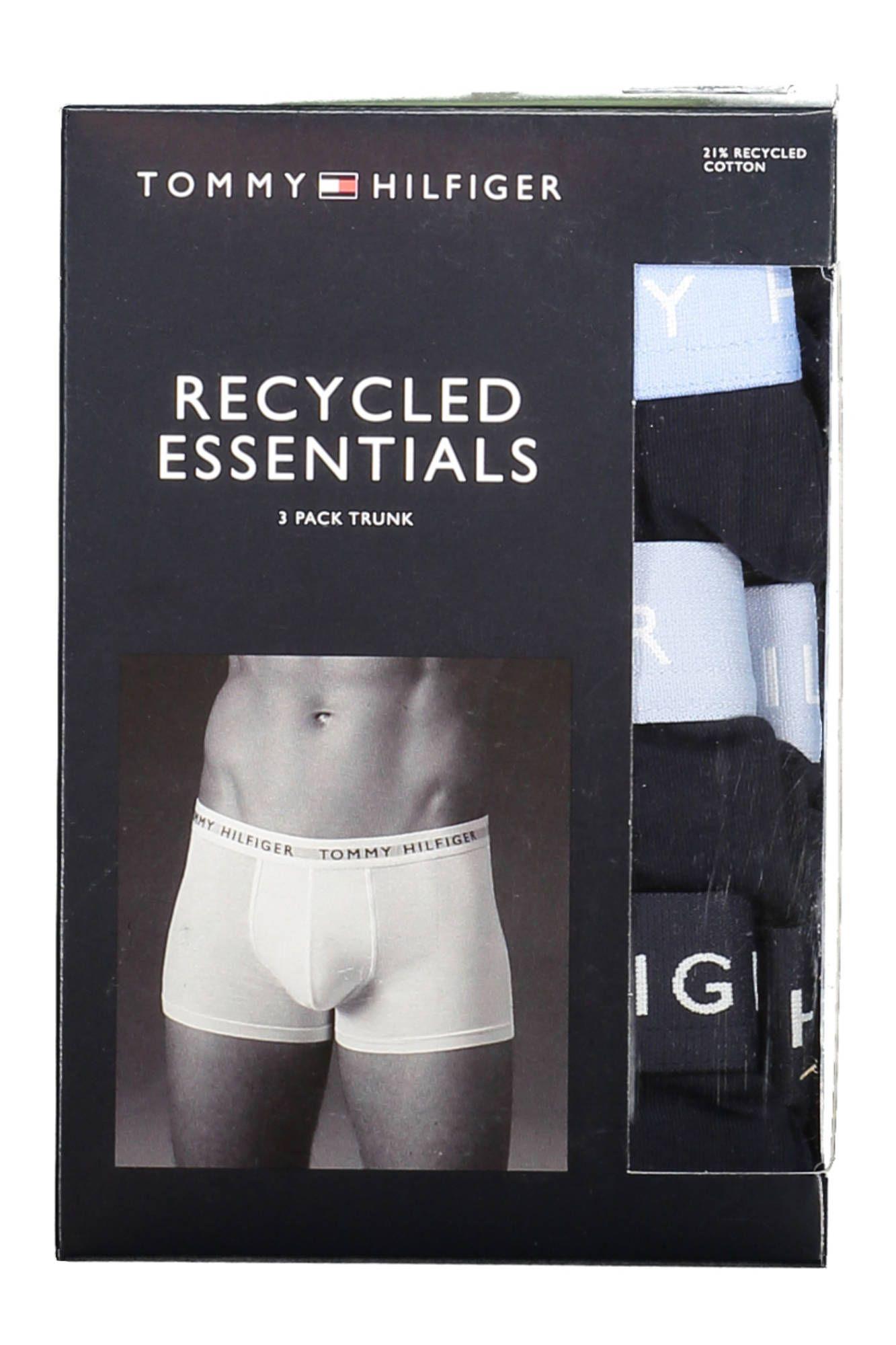 Tommy Hilfiger Black Cotton Men Trunk - Arichezz.store