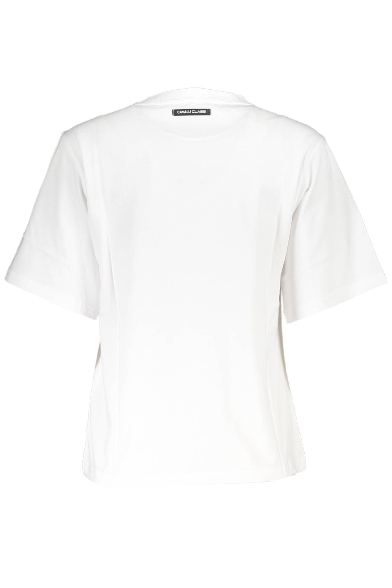 Cavalli Class White Cotton Women T-Shirt - Arichezz.store