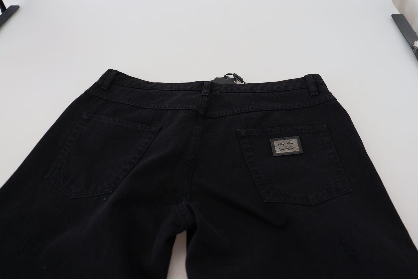 Dolce & Gabbana Elegant Black Loose Fit Italian Jeans - Arichezz.store