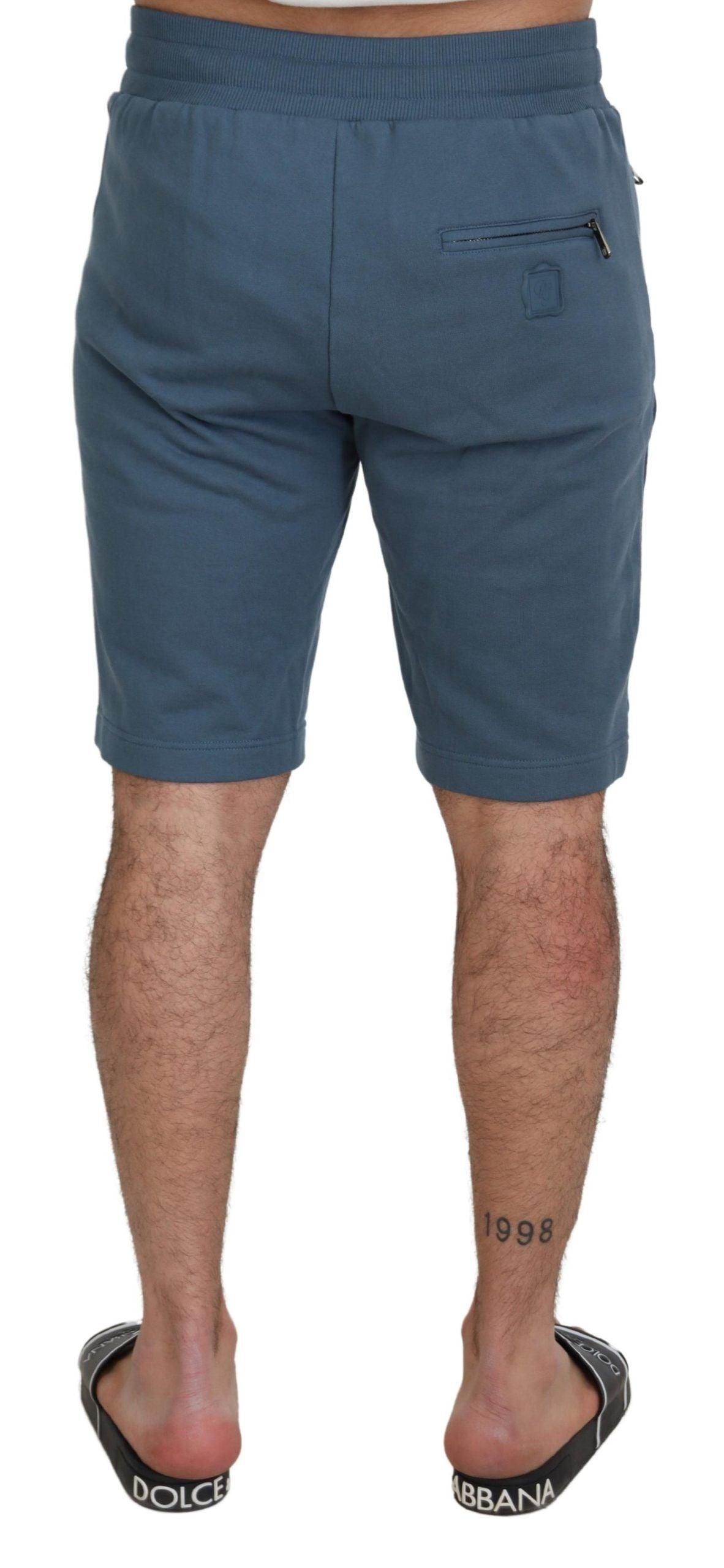 Dolce & Gabbana Elegant Blue Bermuda Shorts - Regular Fit - Arichezz.store