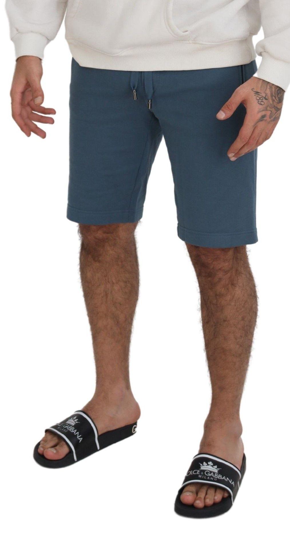 Dolce & Gabbana Elegant Blue Bermuda Shorts - Regular Fit - Arichezz.store