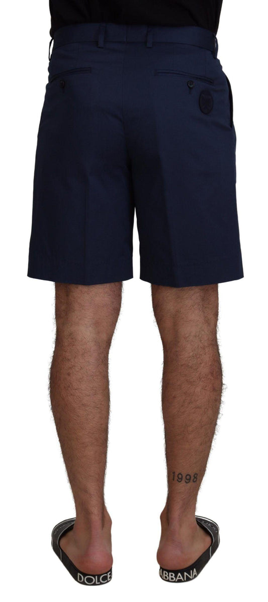 Dolce & Gabbana Elegant Blue Chino Shorts – Regular Fit - Arichezz.store