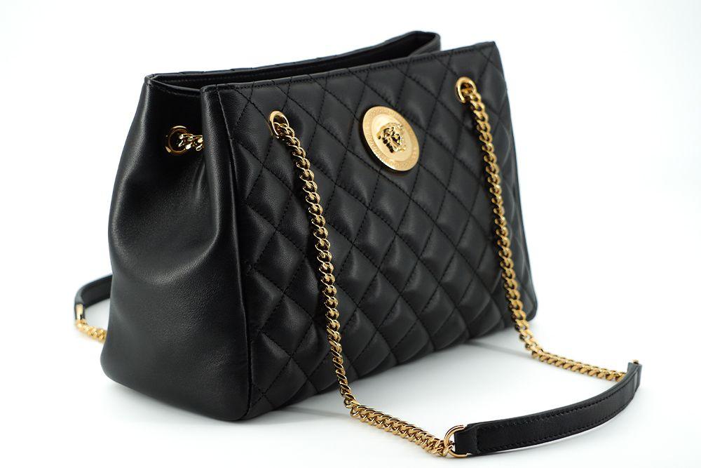 Versace Elegant Quilted Nappa Leather Tote Bag - Arichezz.store