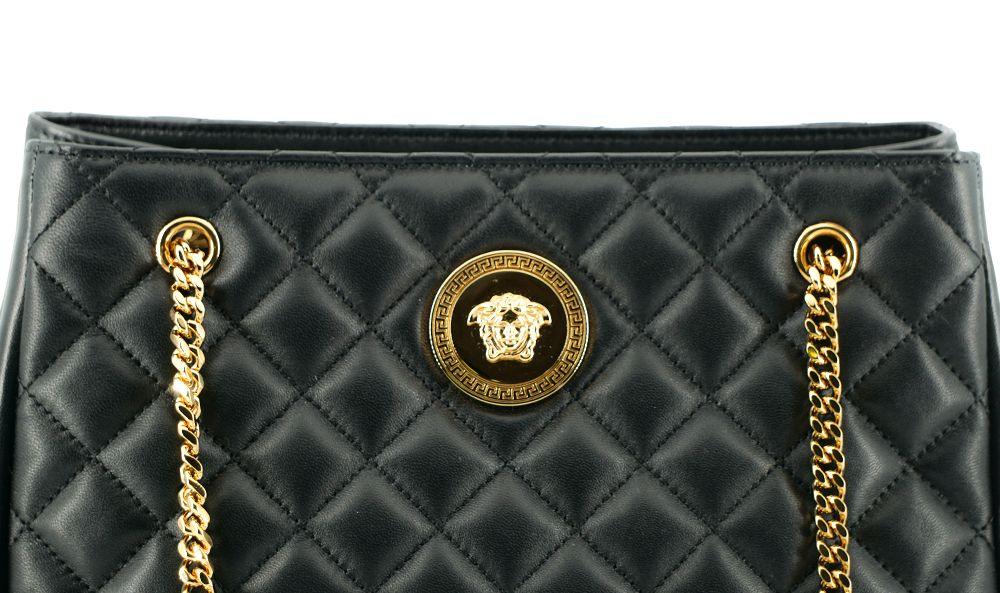 Versace Elegant Quilted Nappa Leather Tote Bag - Arichezz.store