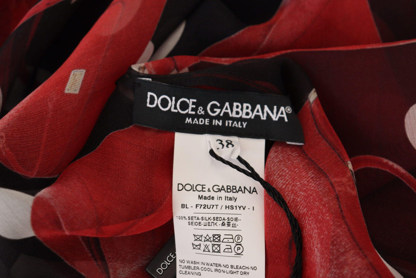 Dolce & Gabbana Sicilian Print Silk Blouse - Luxurious & Chic - Arichezz.store