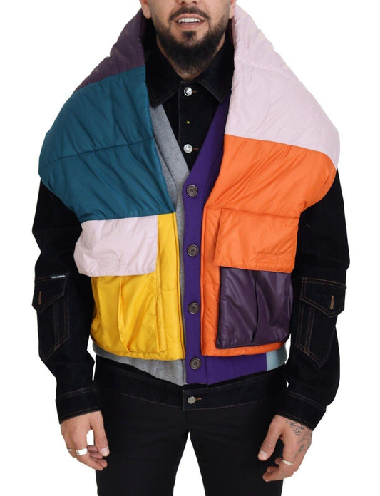 Dolce & Gabbana Eclectic Bomber Jacket Menswear Marvel - Arichezz.store