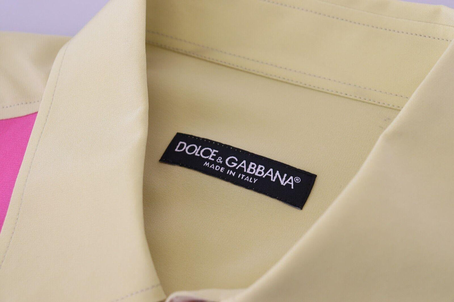 Dolce & Gabbana Elegant Multicolor Silk Button-Down Shirt - Arichezz.store