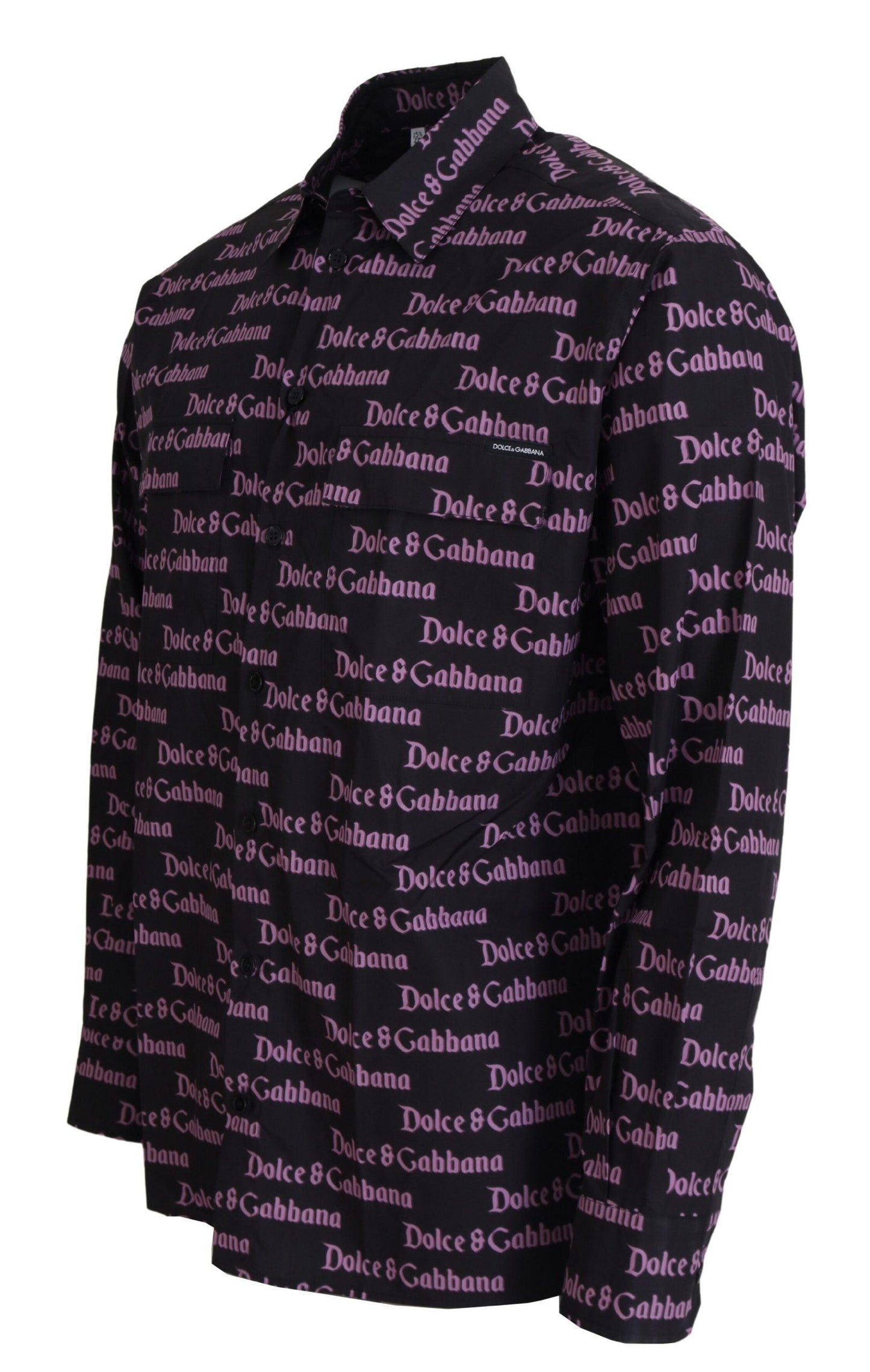 Dolce & Gabbana Elegant Slim Fit Black Dress Shirt - Arichezz.store