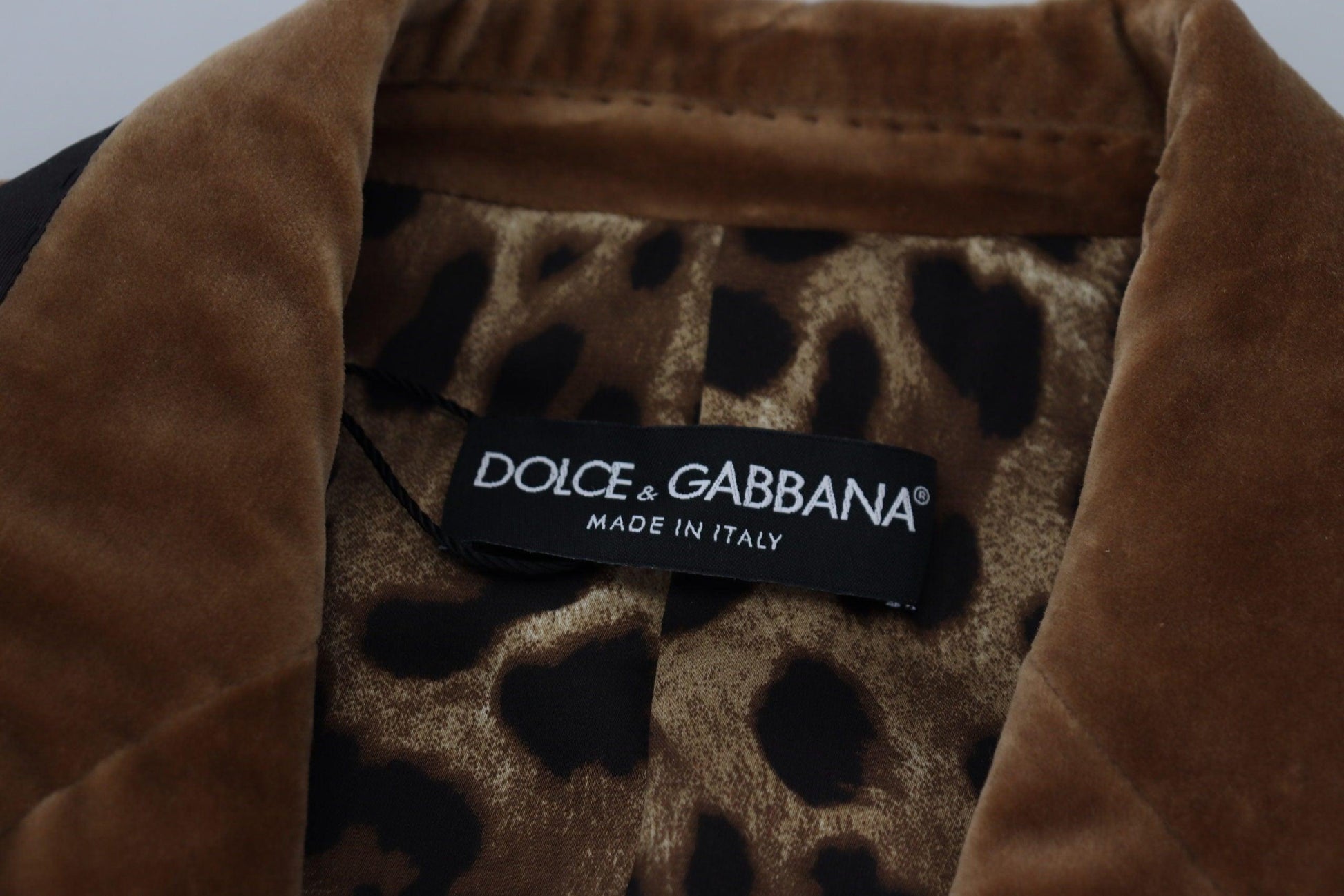 Dolce & Gabbana Elegant Double Breasted Brown Blazer Jacket - Arichezz.store