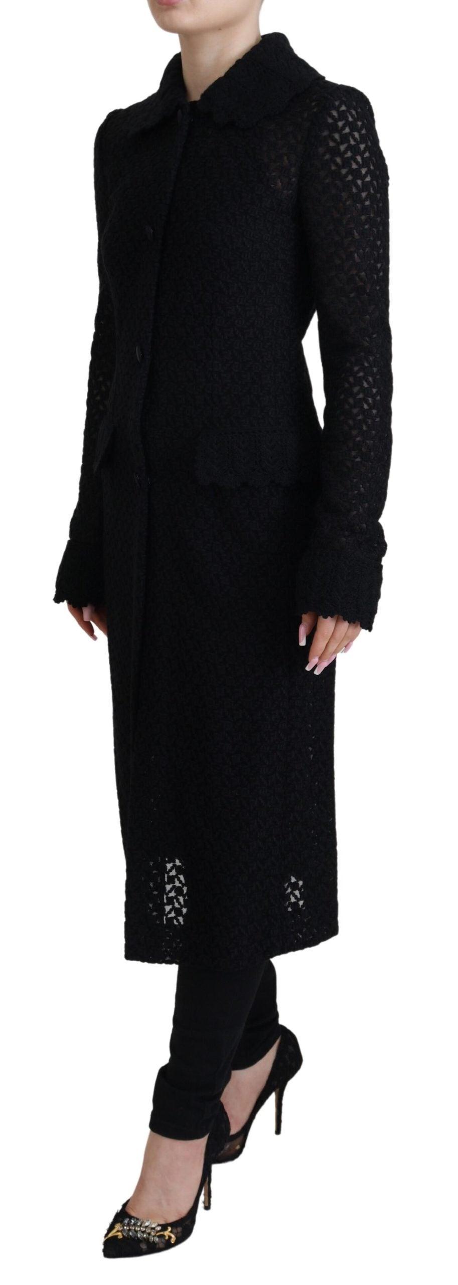 Dolce & Gabbana Classic Knitted Long Jacket - Arichezz.store