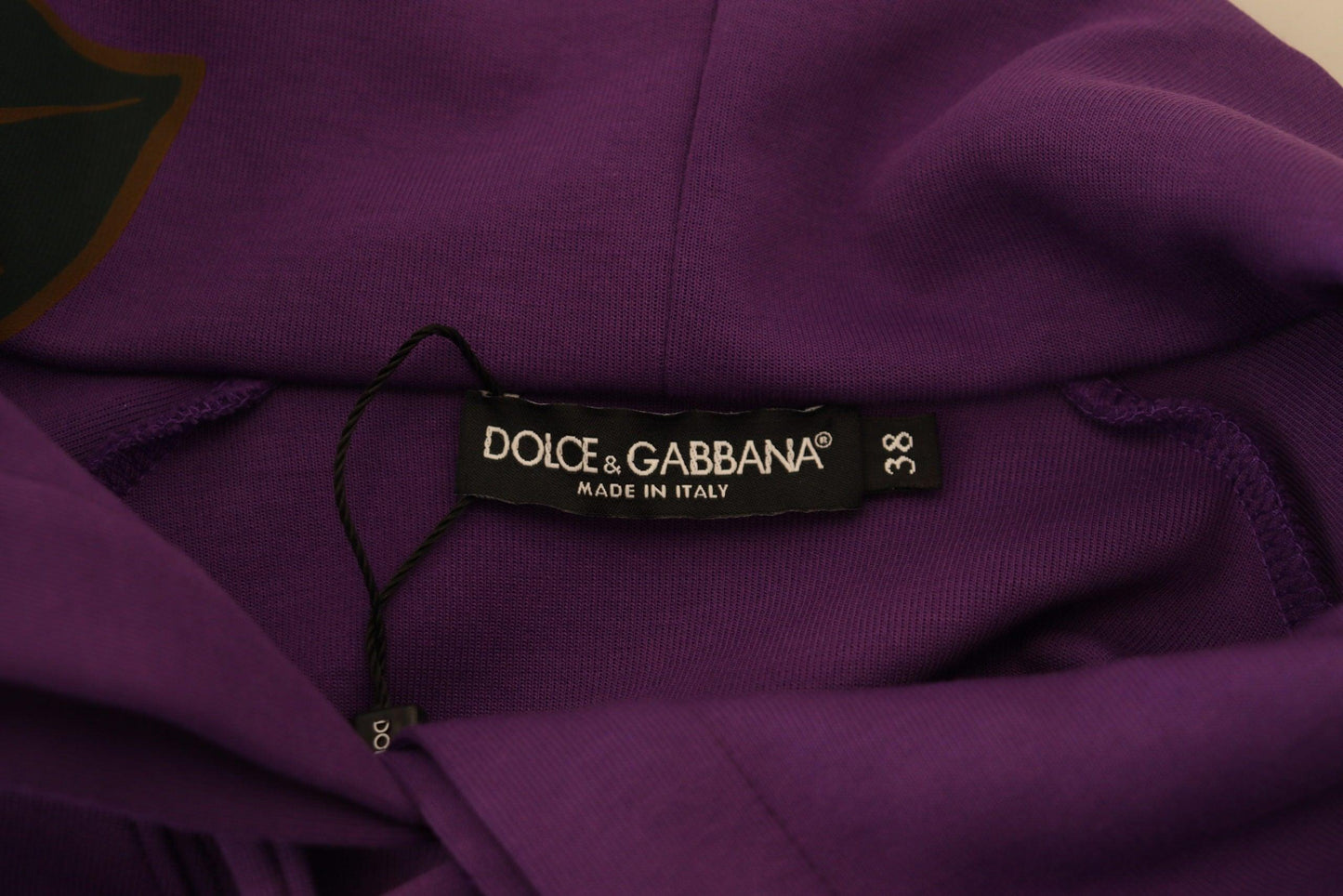 Dolce & Gabbana Elegant Purple Floral Pullover Sweater - Arichezz.store