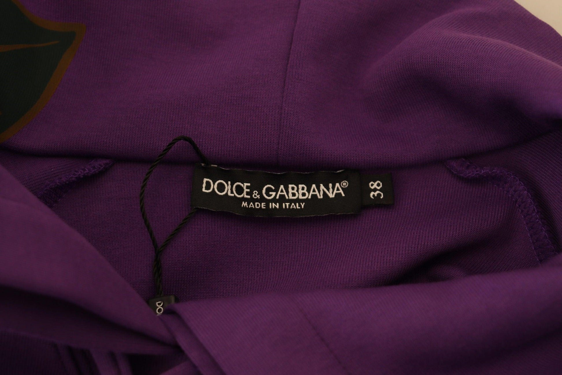 Dolce & Gabbana Elegant Purple Floral Pullover Sweater - Arichezz.store