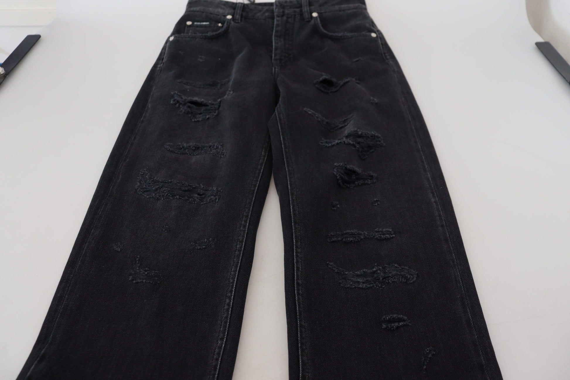 Dolce & Gabbana Chic Black Denim Pants - Elevate Your Wardrobe - Arichezz.store