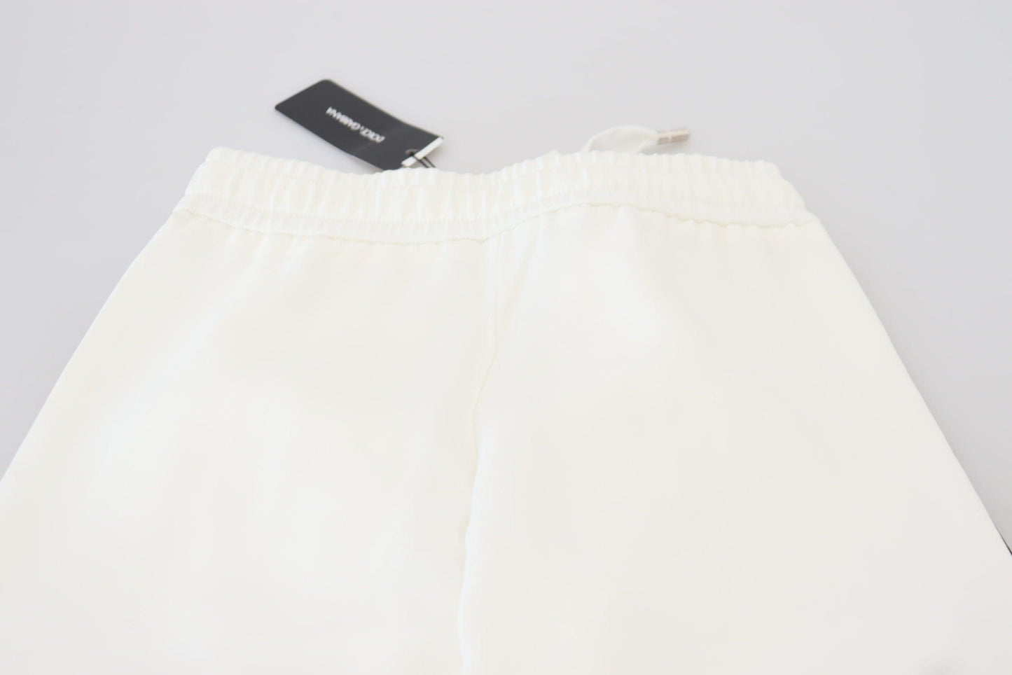 Dolce & Gabbana Chic White Jogger Pants for Elevated Comfort - Arichezz.store