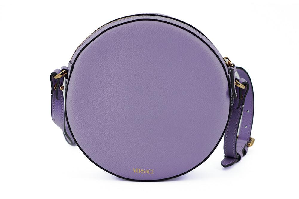 Versace Elegant Purple Round Shoulder Bag - Arichezz.store