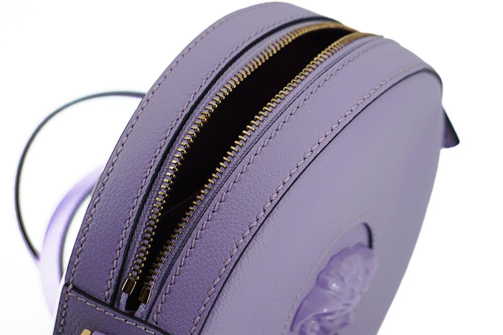 Versace Elegant Purple Round Shoulder Bag - Arichezz.store