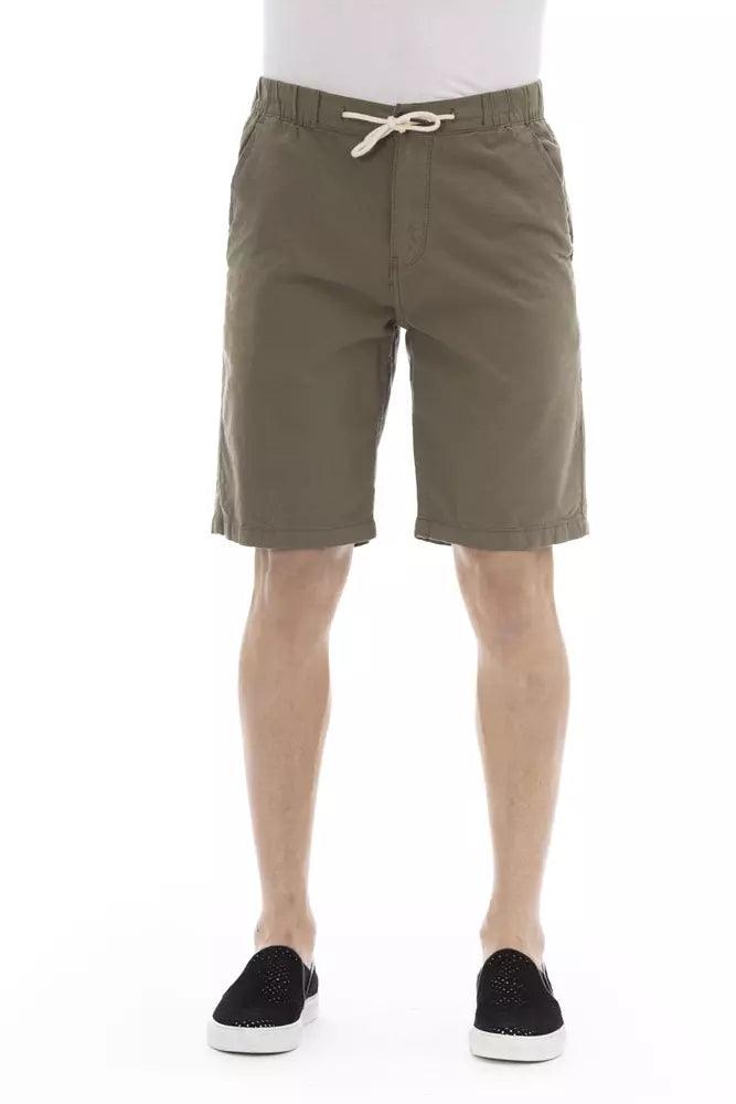 Baldinini Trend Army Cotton Men Short - Arichezz.store