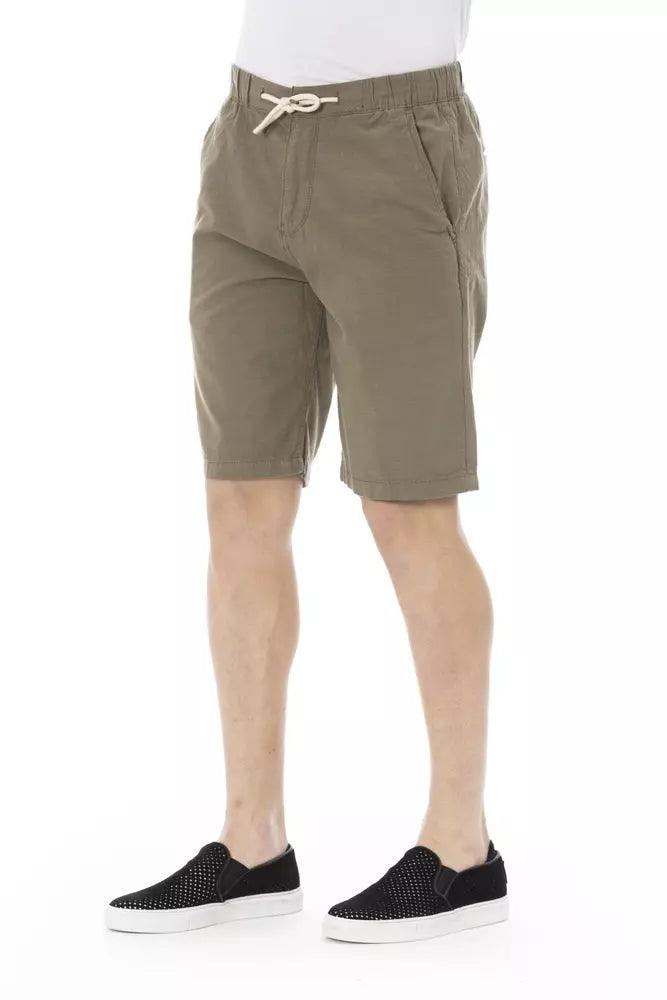 Baldinini Trend Army Cotton Men Short - Arichezz.store