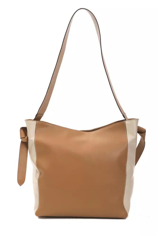 Pompei Donatella Brown Leather Women Shoulder Bag - Arichezz.store