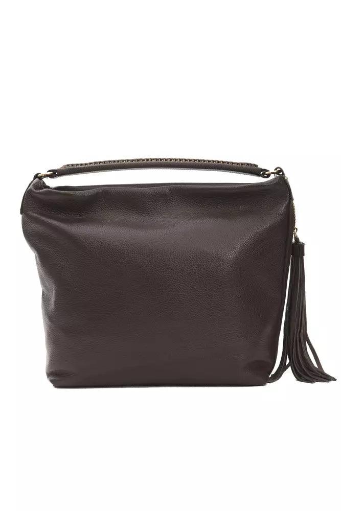 Pompei Donatella Brown Leather Women Shoulder Bag - Arichezz.store