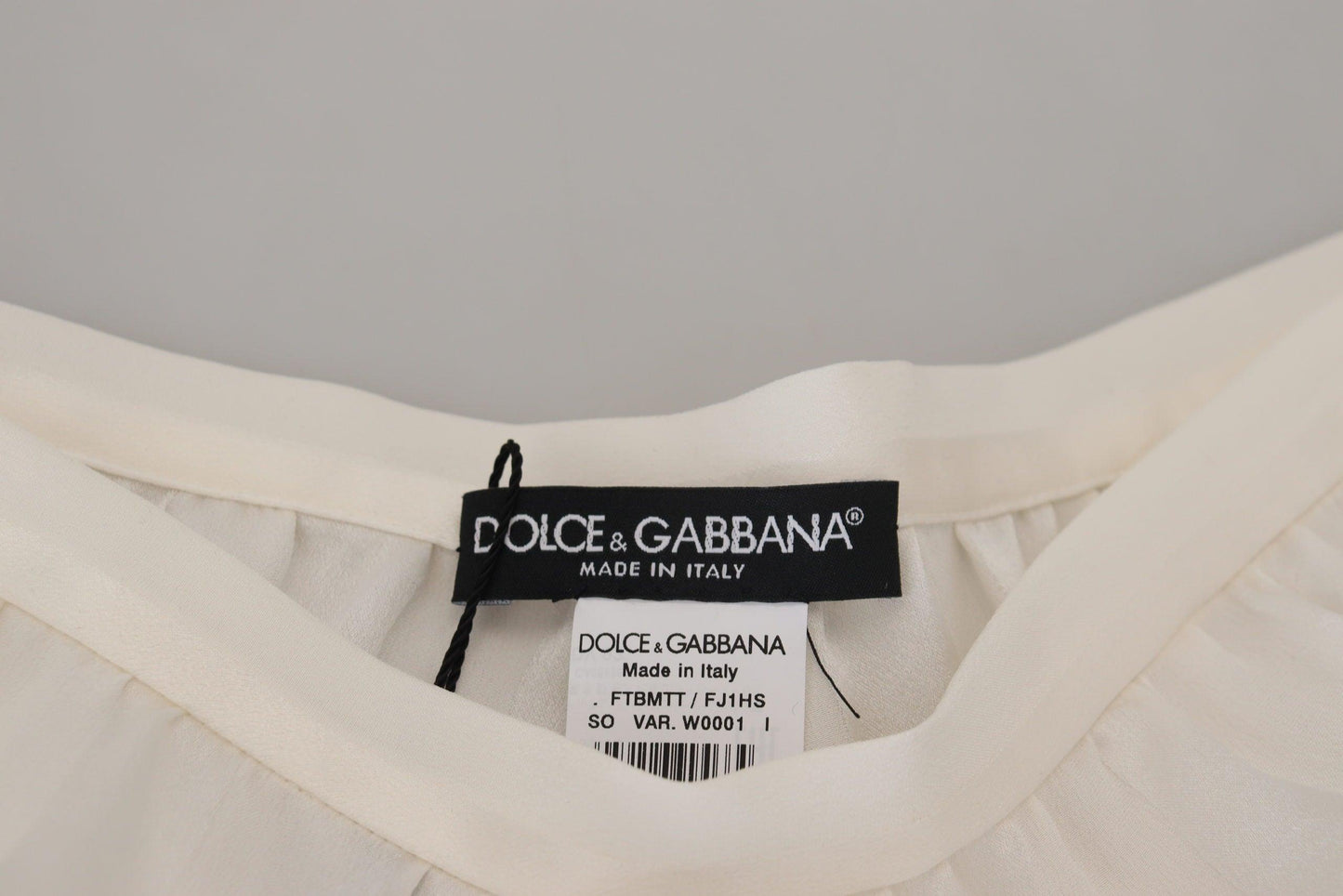 Dolce & Gabbana Elegant White Lace Lingerie Shorts - Arichezz.store