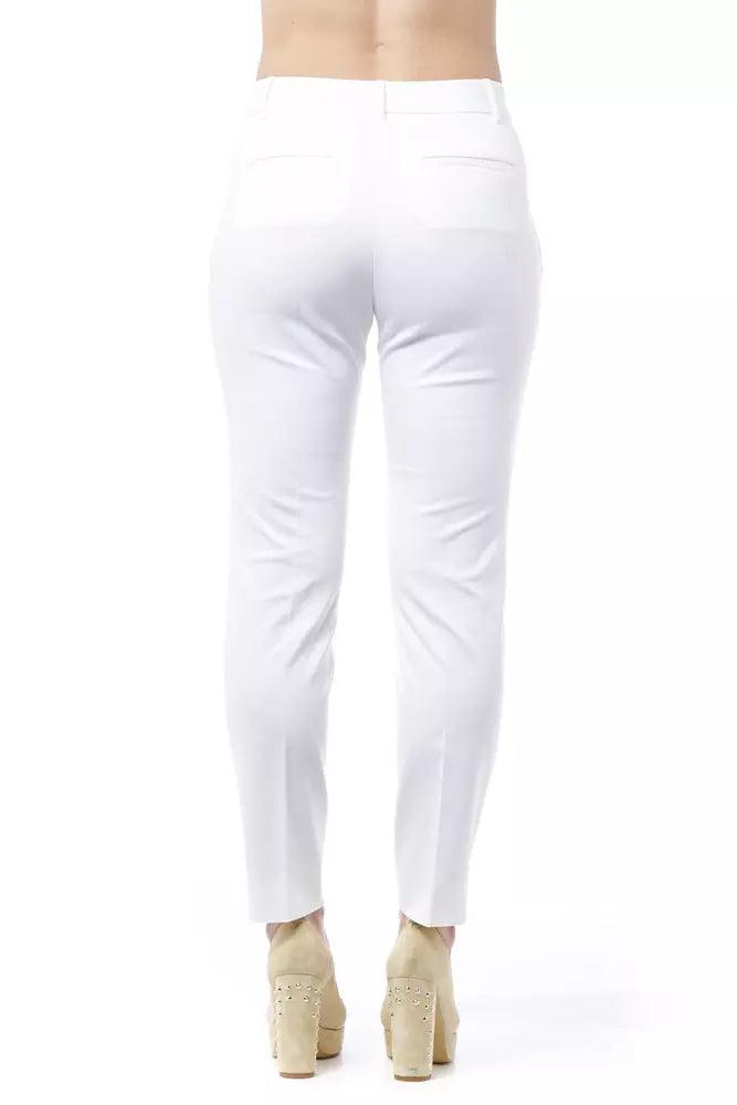 Peserico Chic High Waist Cigarette Leg Trousers