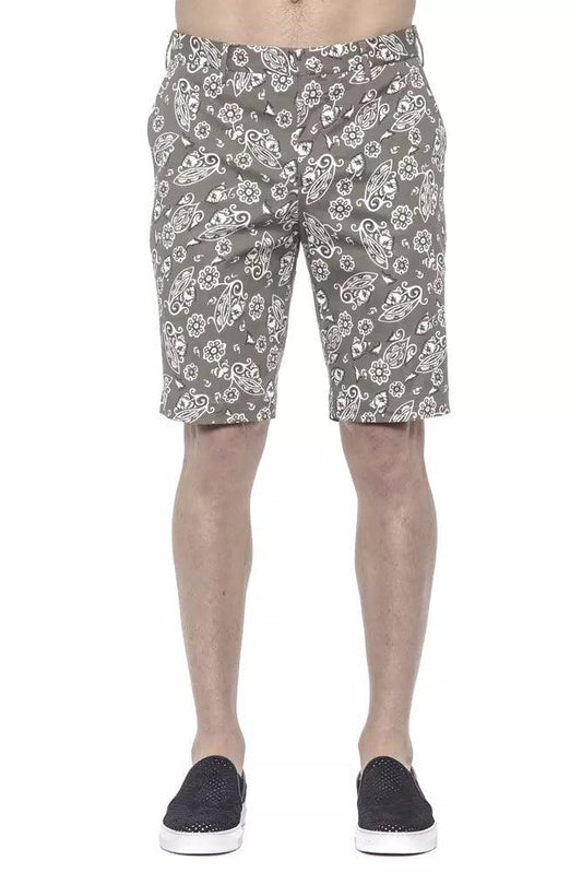 PT Torino Green Cotton Men's Bermuda Short - Arichezz.store